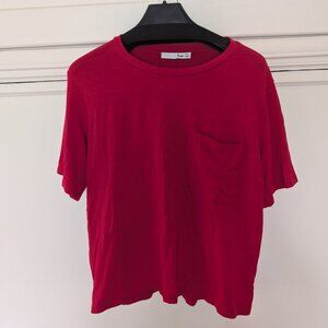 Wilfred Free, bright red t-shirt, XXS